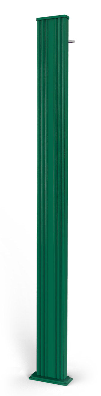 Doccia da Esterno Giardino Miscelatore e Lavapiedi Arkema Spring S Fascia Inox Verde