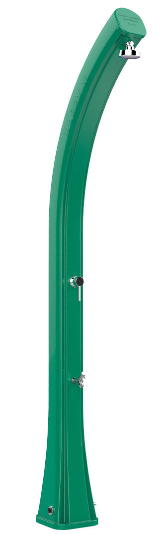prezzo Doccia Solare da Giardino 35L Miscelatore e Lavapiedi Arkema Happy XL Verde scuro