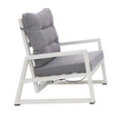 Set Salotto da Giardino Divano 3 Posti 2 Poltrone e Tavolino Mikonos Plus