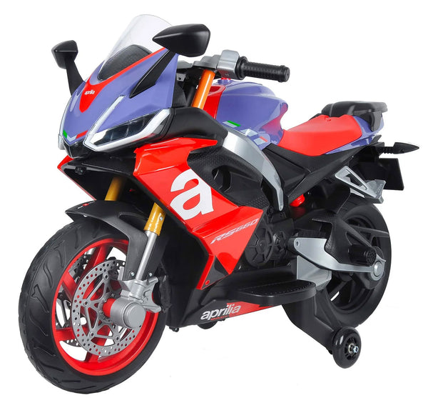 Moto Elettrica per Bambini Licenza Ufficiale Aprilia RS660 12V 3,5Ah Rosso sconto