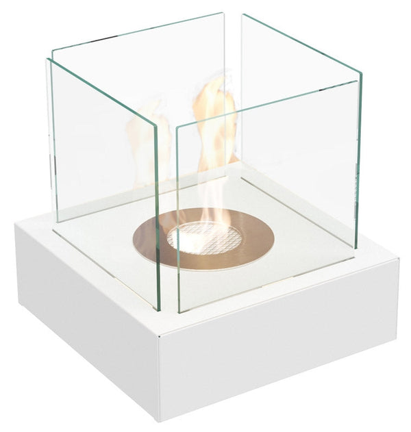 prezzo Camino a Bioetanolo da Tavolo 30x30 cm Flig Provicence 3 Bianco
