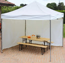 Gazebo Pieghevole da Giardino in Alluminio 3X3m Vorghini Flexible Bianco