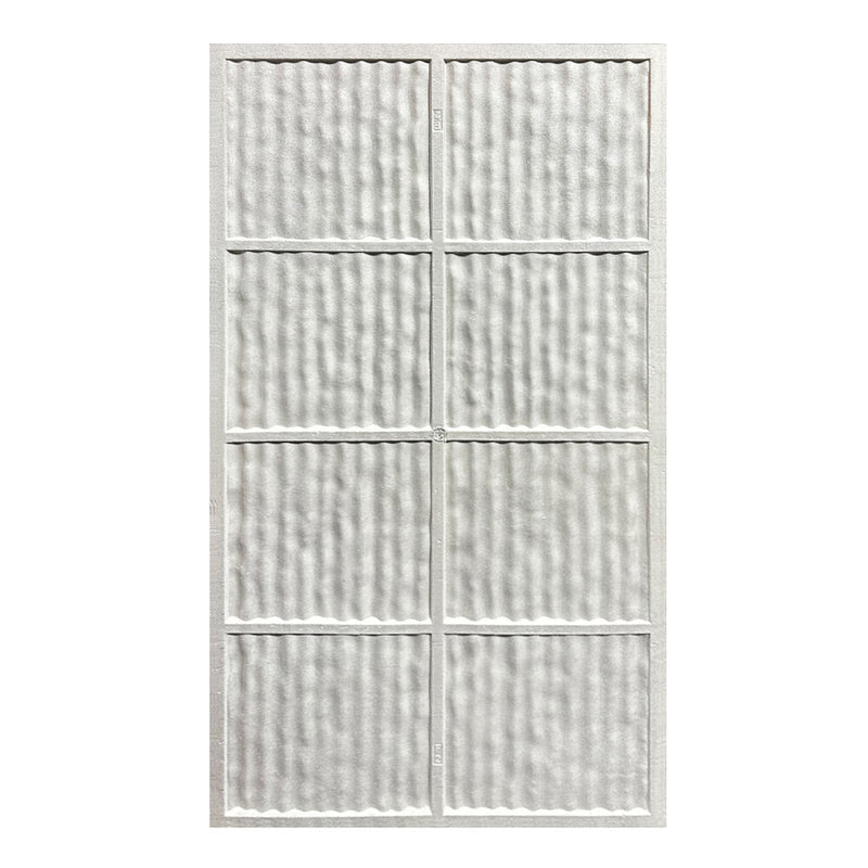 Set 12 Pannelli Decorativi Area 8,6 mq 120x60x2,5 cm Rivestimento Murale Effetto Pietra Graffiata 3D in PU Ossidana