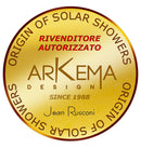 Doccia Solare da Esterno Giardino 30L Miscelatore e Lavapiedi Arkema Spring S Verde