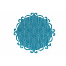 Set 6 Tovagliette Ø38x0,5 cm  in Plastica VdE Tivoli 1996 Bali leaf