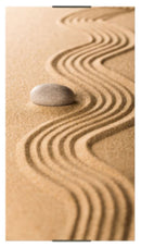 Scaldasalviette da Bagno in Vetro Temperato 90x46cm 600W CheminArte Sabbia