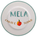 Set 6 Piattini Frutta Ø19x1,5 cm in New Bone China VdE Tivoli 1996 Le Travisate Bianco