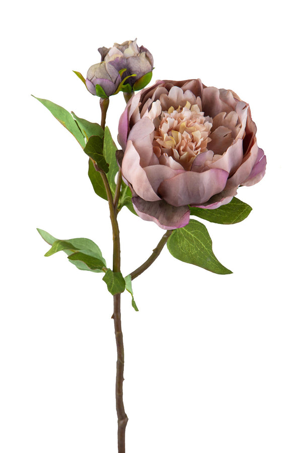 Set 6 Peonia Artificiale Romance con 3 Fiori Altezza 49 cm acquista
