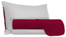 Set Lenzuola Sopra Sotto e Federe Doubleface Bordeaux\/Grigio Chiaro Varie Misure