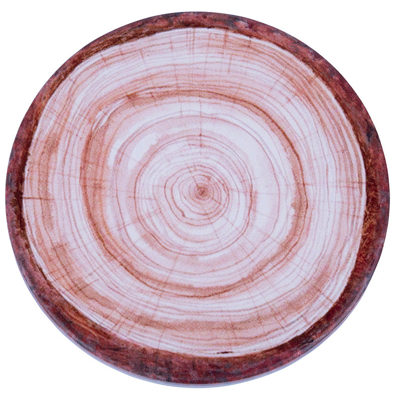 Set 6 Sottobicchieri Ø10x1 cm  in Ceramica VdE Tivoli 1996 Wood