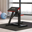 Panca Romana 2 in 1 per Curl e Tricipiti Regolabile 105x95x80 cm Nero 