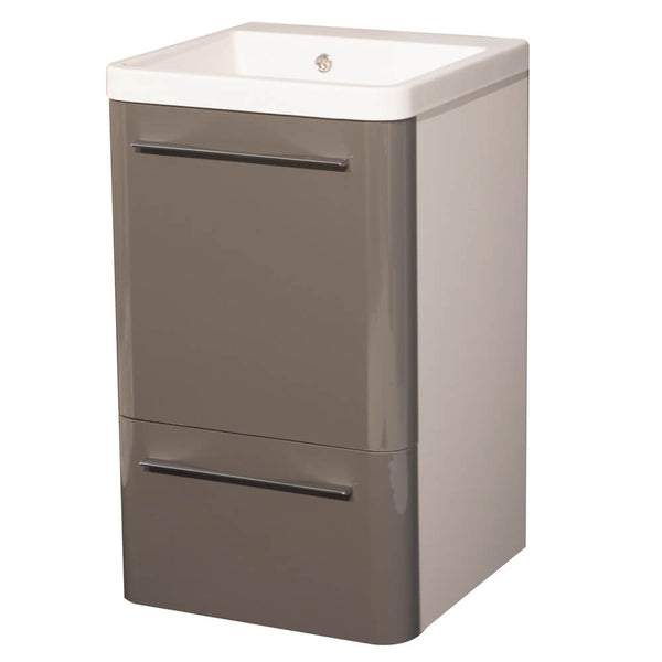 Mobile Lavatoio 50,5x50,5x87 cm 2 Cassetti Montegrappa Novella Dipiù Antracite prezzo