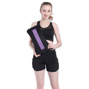 Supporto Massaggiatore Lombare 40x3x27 cm Regolabile in ABS e Gomma Nero e Lilla