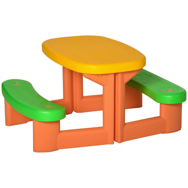 Tavolino Picnic per Bambini 95x73x46 cm in HDPE Multicolore acquista