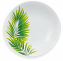 Servizio Piatti 18 Pezzi in Porcellana Soriani Foglie Verde