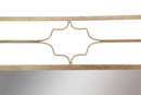 Specchio Glam Balcony New 80x3x100 cm in Ferro e MDF Oro