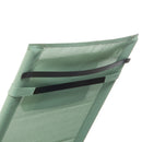 Sedia Sdraio a Dondolo da Giardino Rocking Sky 147,5x62x89 cm in Textilene Verde      