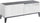 Mobile TV 1 Anta 1 Cassetto 120x40x47 cm Sunrise Bianco Lucido e Ardesia