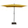 Ombrellone da Giardino 200x200 cm Palo Ø27 mm in Acciaio Maffei Kronos Giallo