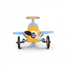 Auto Cavalcabile Aeroplano Vintage per Bambini Baghera Speedster Sky Blu