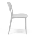 Set 6 Sedie 46x79x54 cm in Polipropilene Elodie Bianca