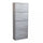 Scarpiera Wendy 60x24x150 h cm in Legno Grigio Chiaro