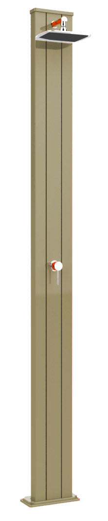 acquista Doccia Solare da Esterno Giardino 30L Miscelatore Arkema Spring S Champagne Bronze