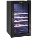 Cantinetta Frigorifero per Vino da 63L con Ripiani Regolabili per 16 Bottiglie e 25 Lattine 43x45x74 cm Nero      