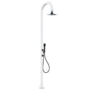 Doccia da Giardino in Alluminio Soffione 3 Getti Sined Luna Alu D Sensor Bianco 