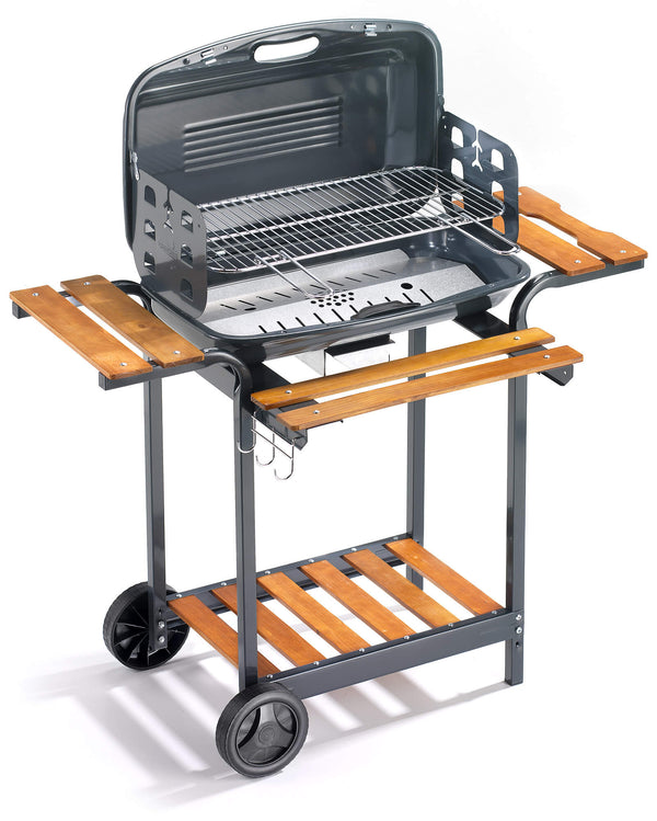 sconto Barbecue a Carbone Carbonella in Acciaio Ompagrill 60-40 Saturno/Rcn