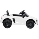 Macchina Elettrica per Bambini 12V con Licenza Audi R8 Spyder Bianca