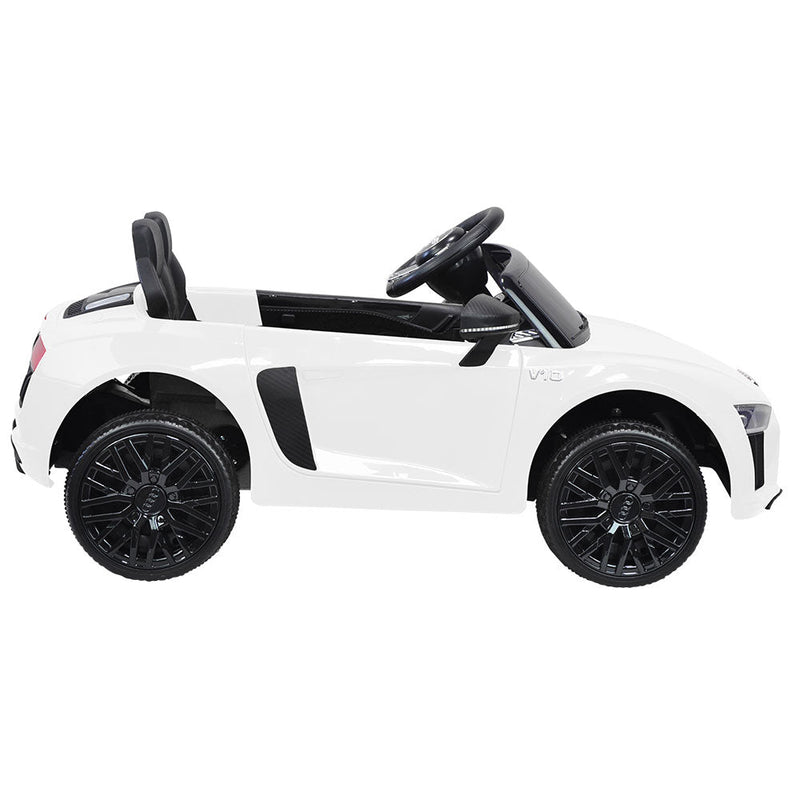 Macchina Elettrica per Bambini 12V con Licenza Audi R8 Spyder Bianca