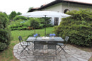 Ombrellone da Giardino 2,4x1,5 m Palo Ø27 mm in Acciaio Maffei Kronos Tortora