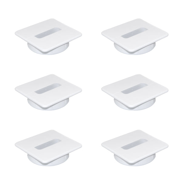 sconto Pressacavo Plastwin per Tavolo Imballo 1 Pezzo Plastica Bianca Tecnoplastica Emuca