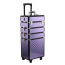 Trolley per Estetista Make Up Trucchi in Alluminio 33,5x23x95 cm  Jam