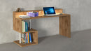Scrivania a Giorno 180x60x92,5 cm Esse Rovere Wotan  