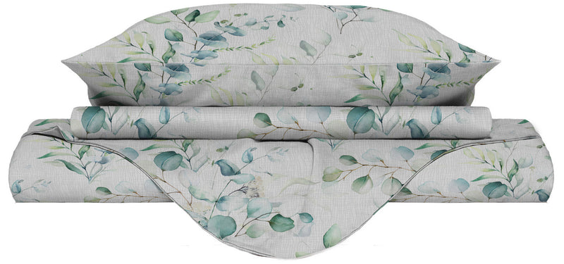 Copripiumino con Federe Stampato in Microfibra Ivy Varie Misure