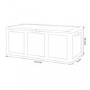 Cassapanca in Rattan Style XXL 157,5x75x63,5 h cm in Plastica Marrone