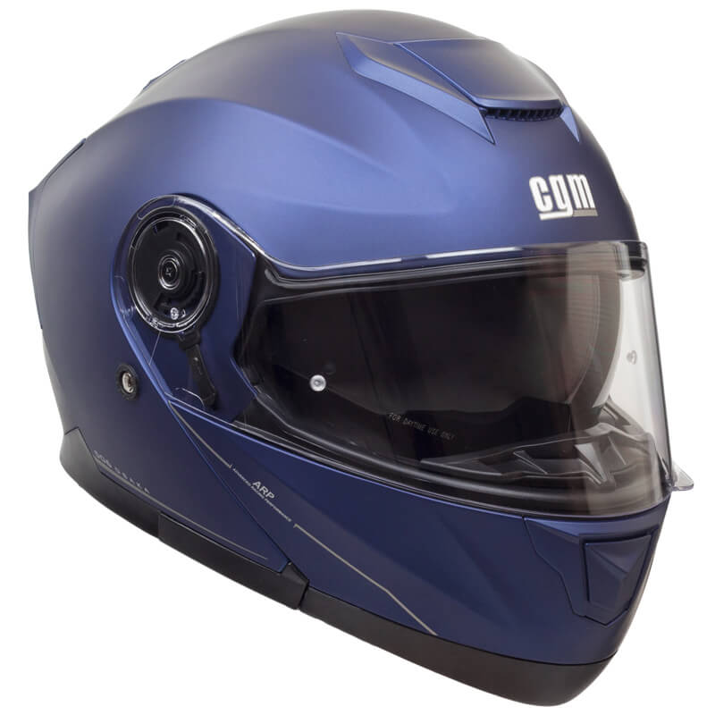 Casco Integrale per Scooter Visiera Lunga CGM Osaka 506A Blu Opaco Varie Misure