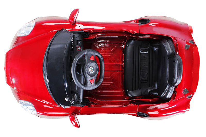 Macchina Elettrica per Bambini 12V con Licenza Alfa Romeo 4C Rossa