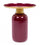 Tavolino Nalima Burgundy D40.5 Rotondo in Metallo