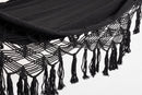 Amaca da Giardino 200x100 cm in Poli-Cotone Eldoris Nero