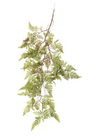 Set 4 Foglie Artificiali Felce Cadente 99 cm 