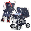 Parapioggia da Passeggino universale 72x73 cm Trasparente