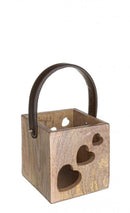 Lanterna Helm Cuori S in Legno
