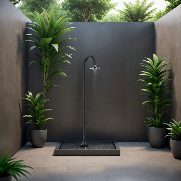 prezzo Doccia da Giardino in Alluminio Soffione I-switch Sined Luna Alu Sensor Nero