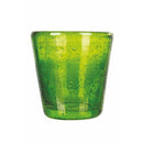 Set 6 Tazzine per Liquori Liquorini Cancun Greenery in Vetro VdE Tivoli 1996 Verde
