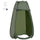 Tenda da Doccia Pop Up Impermeabile 100x100x185 cm in Poliestere Verde Militare