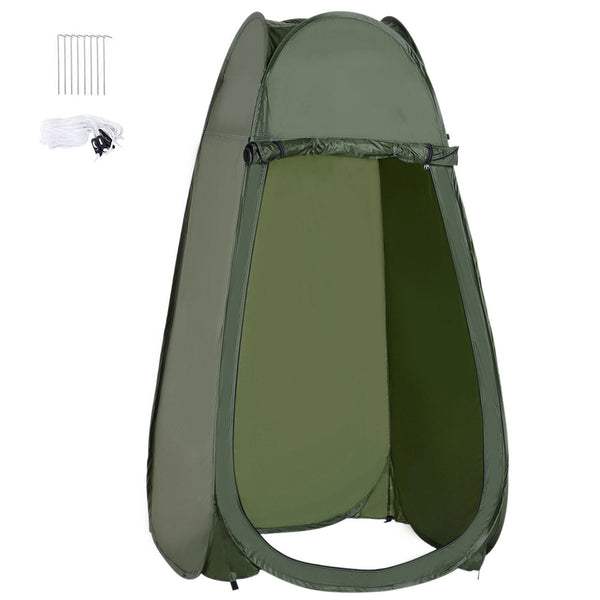 prezzo Tenda da Doccia Pop Up Impermeabile 100x100x185 cm in Poliestere Verde Militare