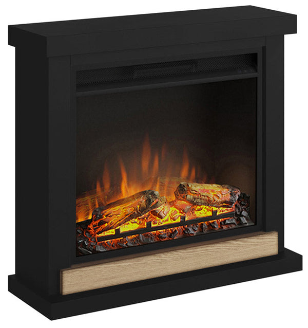 sconto Camino Elettrico da Pavimento Effetto Fiamma 1500W Tagu Hagen Nero